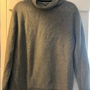 Vince Boiled Funnel Neck Cashmere Sweater
